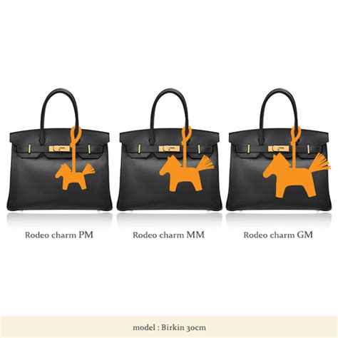 hermes rodeo size.